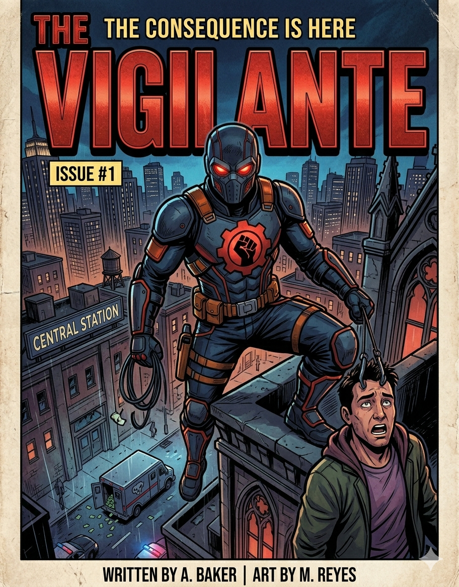 The Vigilante Issue #1 Cover